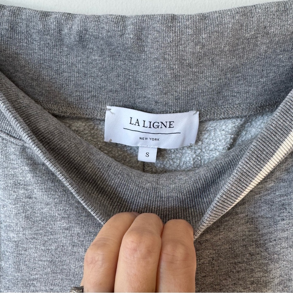 La Ligne Gray Track Pants - Picture 6 of 7